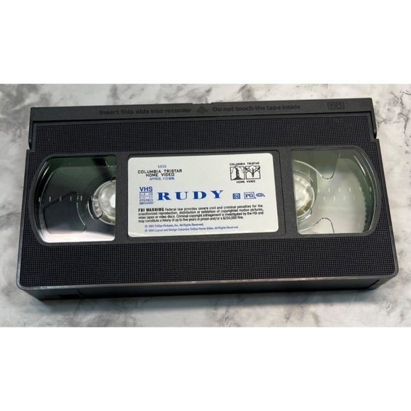 Rudy VHS 1994 Sean Astin Ned Beatty Football Drama - Picture 4 of 4